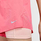 나이키 스위프트 여성 드라이 핏 미드라이즈 투인원 러닝 쇼츠