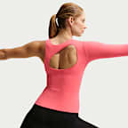 Playera de una sola manga Dri-FIT para mujer Nike Zenvy