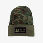 Duke Nike College Beanie - Camo Green