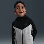Conjunto de 2 piezas de Tech Fleece de cierre completo infantil Nike Sportswear