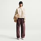 Nike Pregame Fleece túlméretezett, kapucnis, belebújós női pulóver