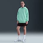 Sudadera con gorro sin cierre oversized para niños talla grande Nike Sportswear Club Fleece