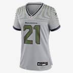 Jersey Nike de la NFL Game para mujer Devon Witherspoon Seattle Seahawks Rivalries Collection - Gris