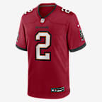 Jersey Nike de la NFL Game para hombre de Emeka Egbuka de los Tampa Bay Buccaneers - Rojo