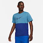Nike Dri-FIT Run Wild Run Men's Short-Sleeve Graphic Running Top