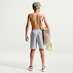 나이키 스윔 브레이커 주니어(남아) 리플 텍스처 7인치 브리프 라인드 발리 쇼츠