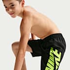 나이키 스윔 브레이커 주니어(남아) 7인치 브리프 라인드 발리 쇼츠
