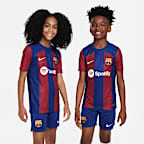 F.C. Barcelona 2023/24 Stadium Home Older Kids' Nike Dri-FIT Football Shirt