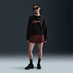 ナイキ スポーツウェア フェニックス フリース ウィメンズ オーバーオーバーサイズド クルーネック フレンチ テリー スウェットシャツ