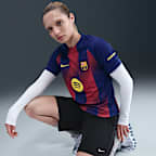 FC Barcelona 2025/26 Stadium Home Nike Replika-Fußballtrikot mit Dri-FIT-Technologie (Damen)