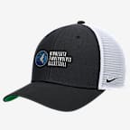 Minnesota Timberwolves 2024/25 Rise Icon Edition Nike NBA Trucker Cap - Black