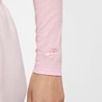 Nike Sportswear Women's Ribbed Long-Sleeve Cropped Top