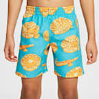 Shorts de vóleibol con forro interior de 13 cm para niños talla pequeña Nike Swim Breaker