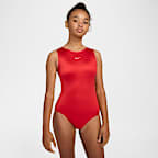 Nike Gymnastics Standard Performance Leotard - Red