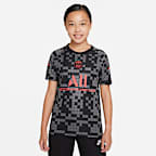 Paris Saint-Germain Older Kids' Nike Dri-FIT Pre-Match Football Top