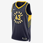 Indiana Pacers Icon Edition Men's Nike Dri-FIT NBA Swingman Jersey - College Navy