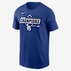 Los Angeles Dodgers 2025 World Series Champions Team Logo Men's Nike MLB T-Shirt - Royal