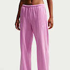 Pants de French Terry de tiro medio con dobladillo abierto para mujer Nike Sportswear Chill Terry