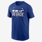 Los Angeles Dodgers 2025 National League West Champions Men's Nike MLB T-Shirt - Royal