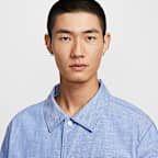 Nike Life 男款青年布長袖畫家上衣