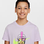 Playera para niños talla grande Nike Sportswear