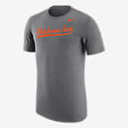 Oklahoma State Men's Nike College T-Shirt - Dark Grey Heather