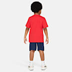 Nike set met T-shirt met graphic en shorts voor kleuters