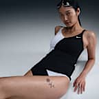 Natación Nike Tankini con cuello en V para mujer
