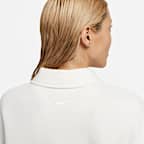 เสื้อวอร์มโปโลเอวลอยผ้าฟลีซขนาดโอเวอร์ไซส์ผู้หญิง Nike Sportswear