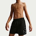 Calções de banho de 10 cm Nike Swim Split Logo Lap para rapaz