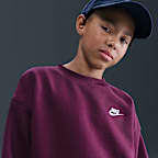 Nike Sportswear Club Fleece Big Kids' Oversized Sweatshirt
