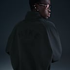 Playera de sarga oversized con cierre de un cuarto para mujer Nike Sportswear Collection