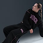 Pantalones deportivos de botamanga ancha para mujer Nike Sportswear Phoenix Fleece