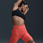 Nike Universa Women's High-Waisted 20.5cm (approx.) Biker Shorts with No Front Seam