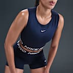 Nike Pro Dri-FIT kort damesinglet