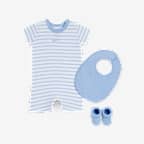Nike Baby 3-Piece Romper and Terry Set