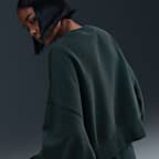 Sweatshirt med rund hals Nike Sportswear Phoenix Fleece i extra oversize-modell för kvinnor