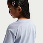 Playera de corte cuadrado para niños talla pequeña Nike Lace It Up