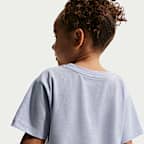 Playera de corte cuadrado infantil Nike Lace It Up