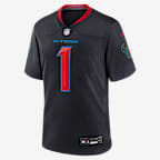 Stefon Diggs Houston Texans Men's Nike NFL Game Jersey - Navy