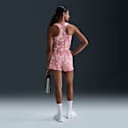 Camiseta de tirantes Dri-FIT estampada cropped para mujer Nike One Fitted