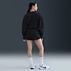 NikeCourt Heritage Women's Mid-Rise Fleece Tennis Shorts