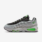Cinzento Smoke claro/Verde Strike/Branco/Preto