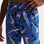 Shorts de playa o alberca con forro de ropa interior de 18 cm para niño talla grande Nike Swim Breaker