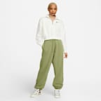 Pants de entrenamiento oversized de tiro alto para mujer Nike Sportswear Phoenix Fleece