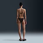 Nike Swim Women's Terry Texture Tie String Bikini Bottom