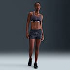 Bra deportivo con almohadillas y cierre frontal para mujer Nike Indy High Support