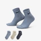 Nike Everyday Plus Cushioned Training Ankle Socks (3 Pairs) - Multi-Colour
