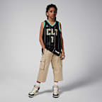 LaMelo Ball Charlotte Hornets 2022/23 City Edition Jordan Dri-FIT NBA Swingman Trikot für ältere Kinder (Jungen)