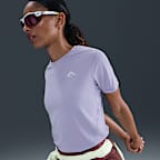 나이키 트레일 여성 드라이 핏 반팔 러닝 탑